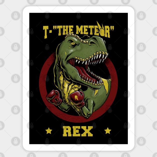 T - "The Meteor" Rex Sticker by Studio Mootant